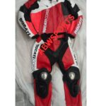 Ducati C6 Red & White Leather Suit (4)